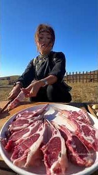 Mongolian Grilled Ribs with Garlic 🧄😋