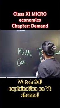 Complementary Goods Explained🔥 | Class 11 Micro Economics | CBSE | #Shorts