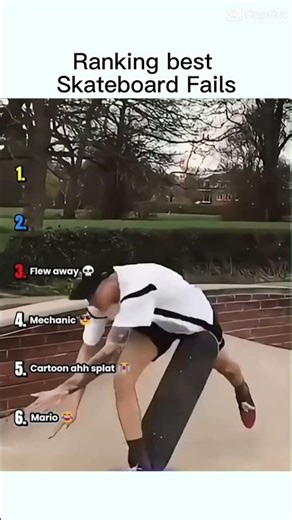 Ranking best skateboarding fails