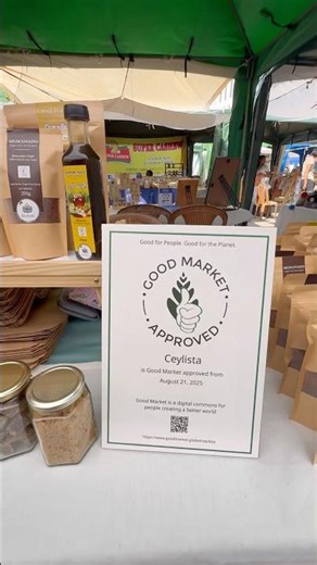 Now, everyone has the opportunity to purchase Ceylista products at the Saturday Good Market. 🌿🍃