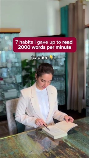 7 habits you need to give up to read 2000 words per minute