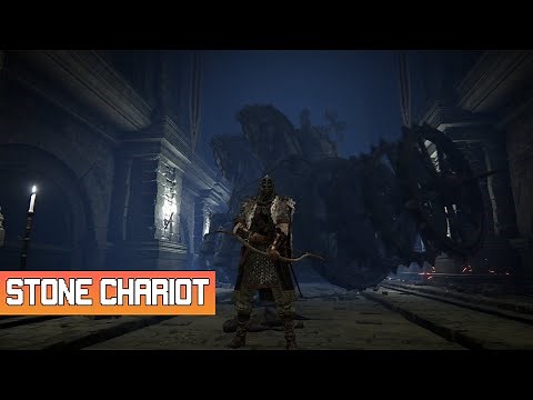 How to Destroy the MOVING STONE CHARIOT TRAP in Elden Ring and Get The Erdtree Greatbow - Guide