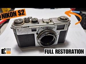 Full restoration of vintage rangefinder Nikon S2 camera