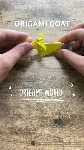ORIGAMI GOAT | HOW TO MAKE EASY GOAT PAPER ORIGAMI STEP BY STEP | DIY PAPER ANIMALS PAPERCRAFT ART