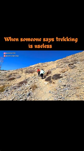 Trekking Is Useless? 😂 Watch This Before You Say That! 🏔️🔥 #shorts #trekking #hiking #ytshorts