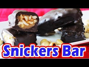 How To Make Snickers Chocolate Bar At Home