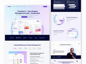 Project Management Landing Page Exploration