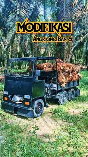 Angkong Pengangkut SAWIT ‼️Modifikasi Enam Roda + Kabin