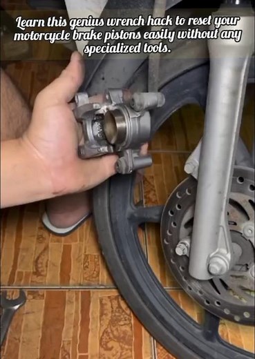 Easy DIY Motorcycle Brake Fix