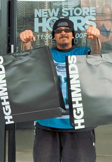 Locked in. The package is in the bag. 💼 Cash well spent. 💸 Visit us today! 11AM to 8PM, daily. Tell a friend. #HGHMNDS