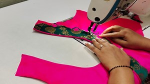 41K views · 1.9K reactions | Paithani Saree Blouse Back Neck Design Cutting and stitching tutorial #BlouseDesign #BlouseDesigns #NewBlouseDesign #NewBlouseBackNeckDesign | Mandeep Designs | Facebook