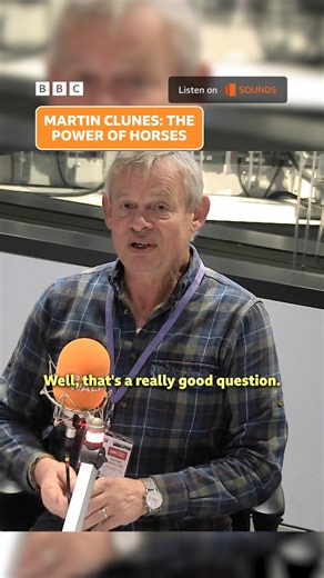 Martin Clunes loves horses because he says they are such special animals 🐴 | BBC Cymru Wales
