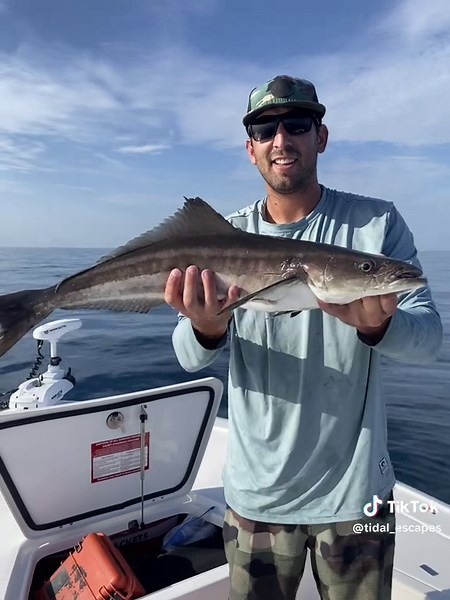 Cobia fishing trip was one to remember!! #cobia#fishing#offshore#tidewater#ocean