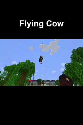 Flying Cow #minecraft #meme #memes #gaming