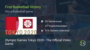 First Basketball Victory achievement in Olympic Games Tokyo 2020 - The Official Video Game
