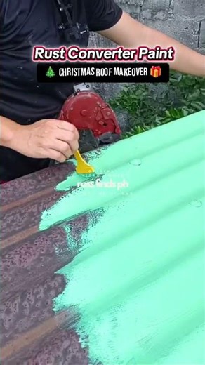 2 in 1 Rust Converter Anti Rust Paint #roofpaint #rustconverter #antirustpaint #diyhomerepair