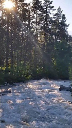 The Mountain River is very Beautiful