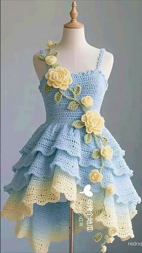 Beautiful Crochet Dress Ideas for Little Girls #crochet #baby #viral #viralvideo #crochetpatterns