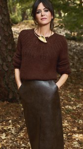 Mix it. Match it. Love it. Astrid Black Label vegan-leather skirt 🖤 #astridblacklabel #zebfashion #advertentie | Astrid