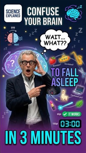 Quickest way to fall asleep tonight 🧠 #facts