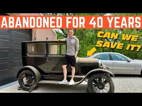 ABANDONED MODEL T *ENGINE SEIZED* CAN WE MAKE IT RUN?