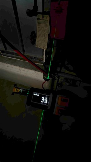 Non contact measurements in near darkness using the T1 Tomahawk green laser extension | Reekon Tools