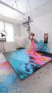 Aerial trapeze and painting? 🤔 . Video by: @callenschaub . #cirquegram #circuseveryday #cirque #cirque-way #flexibility #circuscircus #circusperformer #circusartist #circusarts #circusinspiration #handstand #acrobatic #circuseverywhere #peopleareawesome #ballet #flexiblepeople #handstands #acro #flexible #acrobat #circuslife #circus #circuseverydamnday #acrobatics #dancereels #dancing #dancerslife #dancers #dancer #dance | Cirquegram® Circus and arts 💫
