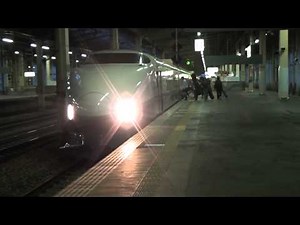 上越新幹線 越後湯沢駅 200系リニューアル車両「とき」到着→出発