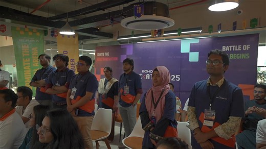 The energy is still buzzing! ⚡️ Our first-ever Echologyx Hackathon was an absolute blast of creativity, collaboration, and next-level tech. From late-night coding sessions to those mind-blowing final presentations, every single participant proved that innovation knows no bounds. This isn't just a highlight reel - it's proof that team effort makes magic! Here’s a look back at the moments that made our hackathon unforgettable. 💡💻 #Hackathon2025 #Echologyx #Hackathon #TechInnovation #CodeBanglade