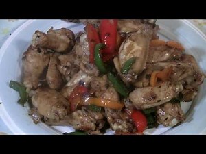 Best Chinese Chicken Wings (Wok Stir Fry) Chicken Wings With Black Bean Sauce