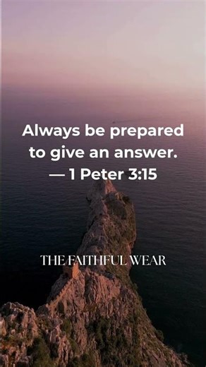 Always Be Prepared 🤍 | 1 Peter 3:15