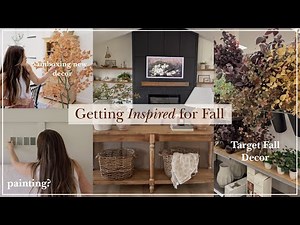 Getting Inspired for Fall | Target Fall Decor 2025, Fall Unboxing, & Home Design Ideas