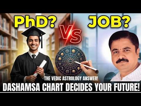 Class- 142 |Career Job or Ph D| Example | Random chart | Astrology D10 | Dashamsha