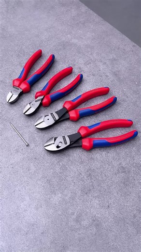 KNIPEX Australia on Instagram: "4 KNIPEX Diagonal Cutters. Here's how to find the right one for you! All four perform impressively on the job. Yet each one shines with different strengths: ✅ Diagonal Cutter 70 02 160 – Long cutting edges for cable work. Precise even on fine stranded wires; up to 12x hand force amplification ✅ High Leverage Diagonal Cutter 74 02 180 – Forged-in axle for heavy-duty use; up to 13x hand force amplification ✅ X-Cut® 73 02 160 SB – Box-joint design for maximum stabili