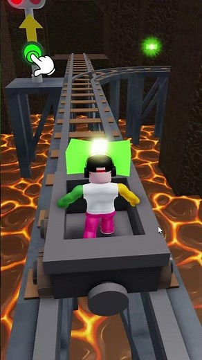 このトロッコは溶岩へ到着します【ROBLOX】Rob Mr Rich's Mansion Obby!