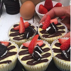 521K views · 10K reactions | Mini cheesecakes Oreo! Tamaño bocado, perfectas para la merienda!  | Chefclub Argentina | Facebook