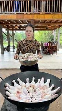 How to cook chicken leg crispy recipe