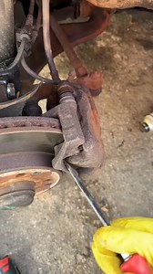 Very Rusty Brake Caliper😮 #rust #brakes #mechanic #repair | Marius RBE