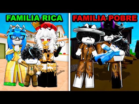 FAMILIA RICA VS FAMILIA POBRE EN BROOKHAVEN!! 😥