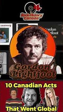 Gordon Lightfoot - 10 Canadian Acts That Conquered the World