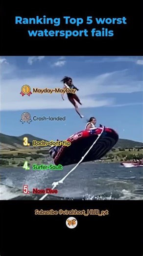 Ranking Top 5 WaterSports Fail Moments