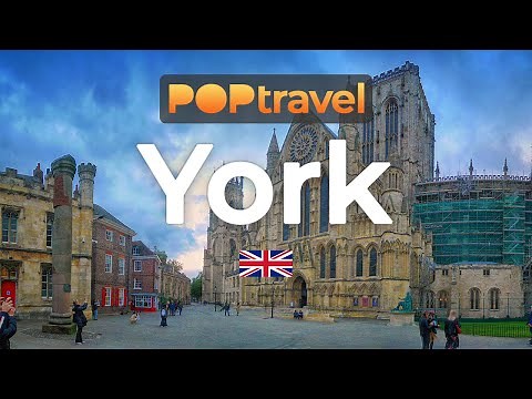 Walking in YORK / England (UK) 🇬🇧- 4K 60fps (UHD)