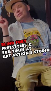 Blind Fury Freestyling and Having Fun at AKT Aktion's Studio in Scottsdale Arizona | AKT Aktion