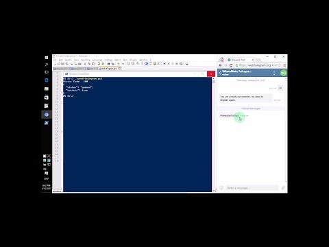How to send Telegram messages from a PowerShell script (Outdated)