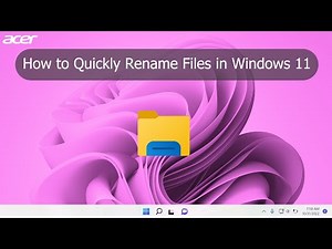 How to Quickly Rename Files in #Windows11