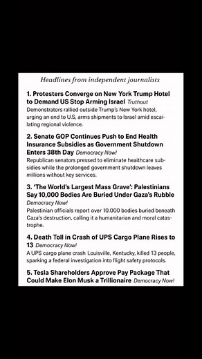 Independent media spotlight power, protest, and inequality shaping America today. #newsfeed | Headlines US