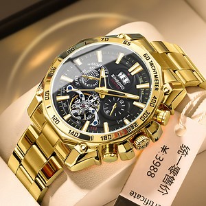 [Hot Item] Binbond B4750 Men's Watch Fashion Luxury Date Quartz Waterproof Stainless Steel Wrist Watch