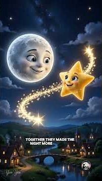 🌙⭐ The Moon and the Little Star | A Heartwarming Bedtime Story for Kids #moonmemories