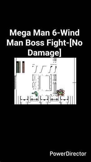 Mega Man 6-Wind Man Boss Fight-[No Damage] #megaman #retrogaming #nodamage