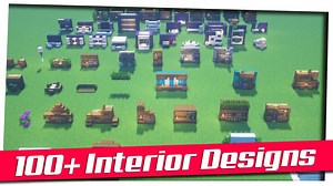 100  Interior design ideas Minecraft Map